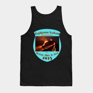 Reykjanes  Volcano T-Shirt Iceland Earthquake Gift Tank Top